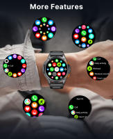 Reloj Inteligente MEVADEN Con Pantalla AMOLED De 1.5 Pulgadas GPS Llamada Bluetooth Compass Flashlight Monitor De Salud Deportiva Y Fitness Para Hombres - details 13