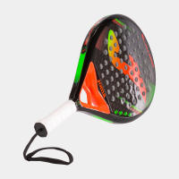 Pala de pádel Joma Slam Pro Negro Coral Flúor - details 1