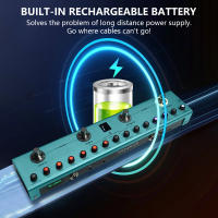 Pedal De Efectos Para Guitarra M-VAVE Con Igualizador De 3 Bandas Salida XLR Delays Reverbs BT Y Tipo C - details 5