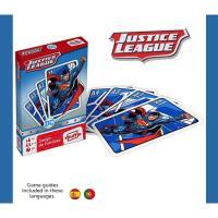 Cartamundi Justice League Liga de la justicia Mini Baraja infantil de 32 cartas Cuartetos Juego de Familias con diferentes héroes de DC Cómics Superman Aquaman Wonder woman Linterna verde Cyborg Batman The Flash - details 0