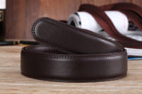 Cinturón Automático Para Hombres 3.5cm Sin Hebilla De Cuero PU De Alta Calidad Para Jeans Estilo Casual Color Sólido - details 4