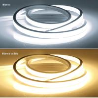 Tira De LED COB Neón 24V 10M Con Control Remoto RF Dimmable 320 LEDs/m Flexible Para Decoración De Jardín Luz De Tubo De Cinta - details 6