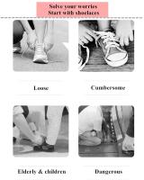 1Par De Lazos De Zapatos Elásticos Sin Amarrar Para Niños Y Adultos Adecuados Para Todas Las Zapatillas Y Zapatos Material De Poliéster Spandex Longitud Ajustable Hasta 170cm - details 0