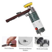 Mini Muela Eléctrica Angle Grinder Con 9 Cinturones De Arena Para Trabajos De Madera Máquina Portátil De 10000/min Para DIY - details 9