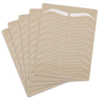 5pcs Piel De Práctica Para Microtejido De Cejas Simulación De Maquillaje Permanente Suministros De Tatuaje PMU Para Entrenamiento De Cejas - details 0