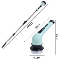 Cepillo De Limpieza Eléctrico Multifuncional 9 En 1 Para Cocina Y Baño Con Carga USB Rotativo Herramientas De Limpieza Portátiles - details 12