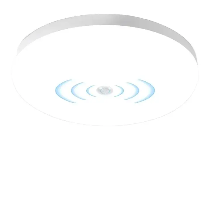 Lámpara De Techo Con Sensor De Movimiento 15W 20W 30W 40W Detector PIR Moderna Para Pasillo Garage Escalera Balcón 220V Blanco - 1