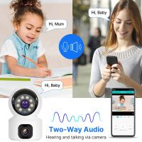 Cámara IP V380 pro Con Doble Lente Visión Nocturna Vigilancia Infantil Inalámbrica 4G Alarma De Movimiento AI Detectar Humanos Seguridad CCTV Doméstico - details 7
