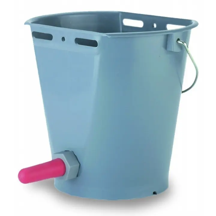 Suinga Pack 2 Cubo Terneros Bebedero Tetina Agua 30x23x32cm - 1