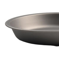 Plato De Camping Y Senderismo De Titanio 5.5*1.0" Herramientas Para Jardín Y Comida Utensilios De Cocina Y Comedor Al Aire Libre - details 4