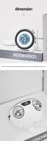 Reloj De Alarma Multifuncional Con Vibración Y Luz Backlight Mostrador Decorativo Con Fecha Doble Alarma Y Visualización De La Semana Material Plástico Estilo Moderno Negro/Blanco - details 8