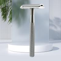 Afeitadora De Seguridad Con Doble Faja Para Hombres Y Mujeres Cuchillas De Seguridad Platinadas Metálicas Ecológicas 10 Piezas - details 0