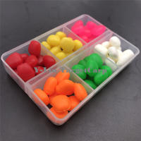 60 Pcs Señuelos De Pesca Para Carpa En Colores Variados Flotantes Artificiales Pop up Bait Caja De Accesorios De Pesca - details 0