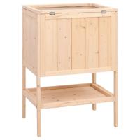 vidaXL Jaula para hámster madera maciza abeto 55x40x80 cm - details 4