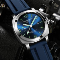 Reloj De Pulsera Automático SEAKOSS GMT Para Hombres Resistente Al Agua 10Bar Movimiento Seagull ST2557 De Acero Inoxidable 316L Luminoso Calendario Esportivo - details 13
