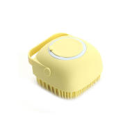 Cepillo De Baño Para Mascotas De Silicona Suave Masajeador Con Gel De Ducha Herramienta Limpia Para Perros Y Gatos Suministros De Peluquería - details 8