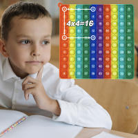 Juego De Tablero De Multiplicación 9x9 Juguetes Educativos Para Niños Juego De Fidget De Práctica Matemática Tablero De Números De La Tabla De Tiempos - details 4