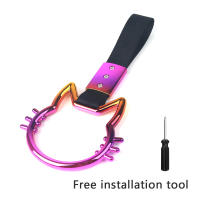 Correa De Remolque Colorida Para Coche Anillo De Mano JDM Correa De Mano Para Autobús Y Tren Accesorios De Automóvil Estilo Desviación - details 2