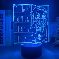 Lámpara De Noche Anime Demon Slayer Mitsuri Kanroji Figura 3D Iluminación Para Decoración De Dormitorio Regalo De Cumpleaños - details 9