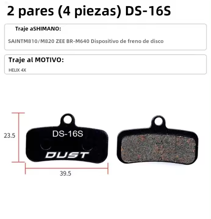 2 Pares De Frenos De Disco Hydraulico Para Bicicleta MTB Cerámicos B01s SRAM AVID HAYES Magura ZOOM Piezas De Ciclismo - 1
