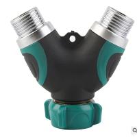 Válvula De Doble Camino Para Jardín Con Y-Divertidor De Agua Con Interruptor Conector Metálico De Aleación De Zinc - details 5