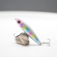 1Pcs Mini Señuelo De Pesca Vibratorio Sumergible 45mm 3g Señuelo De Lápiz Para Agua Dulce Artificiales Duro Equipamiento De Pesca - details 44