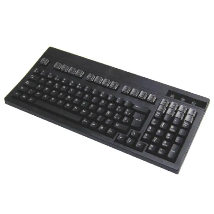 Mustek TECLADO USB 105 TECLAS NEGRO - Diseño QWERTY - Conexión USB - 1