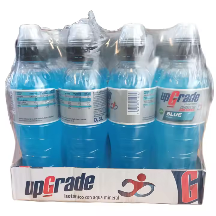 N / Upgrade Blue - Bebida Isotónica 50cl - Caja de 12 Unidades - Hidratación y Rendimiento - 1
