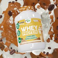 Whey Protein Caramel Macchiato 1kg | Proteína de suero premium para crecimiento y recuperación muscular | Rica en BCAA, baja en azúcares y grasas | Textura cremosa | Sabor Caramel Macchiato | Protella - details 0