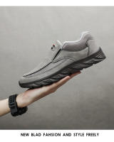 Zapatos De Lona Para Hombre Tenis Cómodos Para Caminar Moda Negocios Slip on Casual Confort Para Conducción - details 14