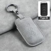 Funda De Llave De Coche En Cuero Para Chevrolet Aveo Trax Groove Captiva 2024 Wuling Estuche De Pestaña 3 Botones Accesorio Para Llave De Remoto - details 3
