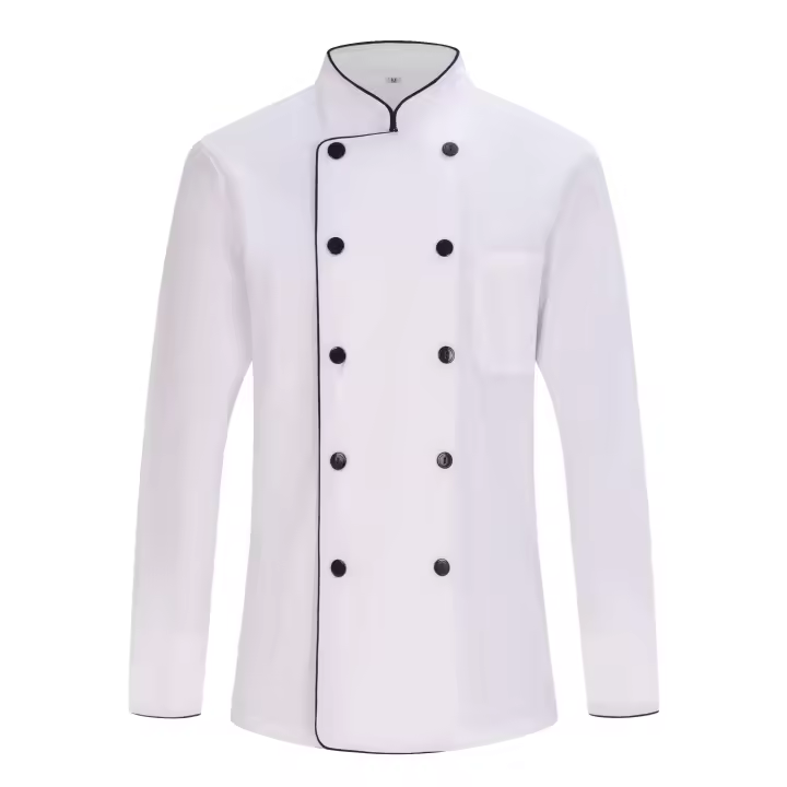 Chaqueta Cocinero Hombre - Chaqueta de Chef Hombre - Uniforme Hosteleria -  - Ref.842B - 1