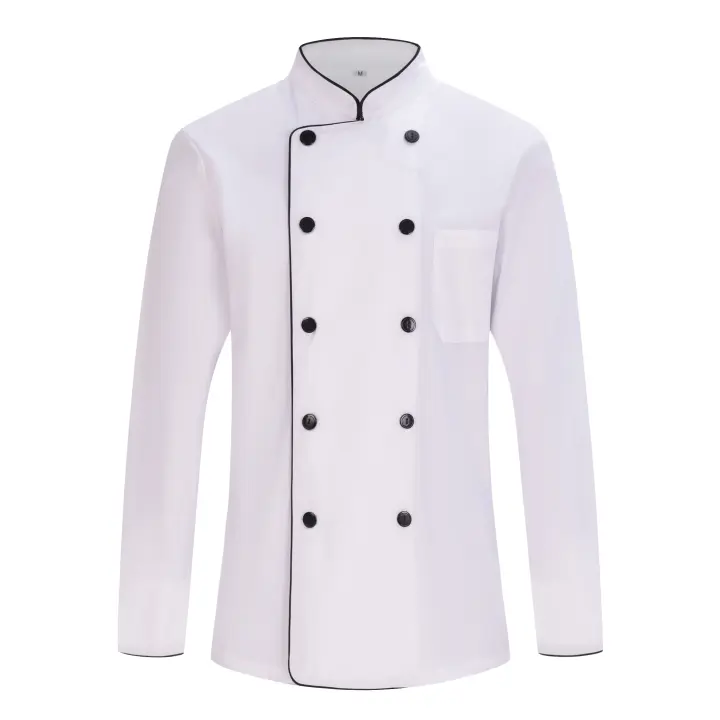Chaqueta Cocinero Hombre - Chaqueta de Chef Hombre - Uniforme Hosteleria -  - Ref.842B - 1