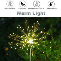 Luz De Fuegos Artificiales Solar 100LED Para Jardín Con 8 Modos De Iluminación DIY Estrella Faeira Decorativa Para Fiestas - details 1