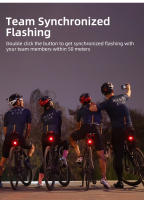 XOSS XR pro Team Sync Luz Trasera De Bicicleta LED Recargable Impermeable Con Sensor De Freno Automático Luz De Cola Para Ciclismo - details 2