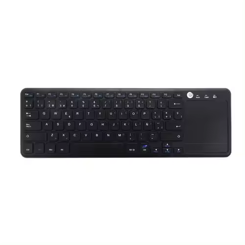 CoolBox CoolTouch teclado RF - QWERTY Español Negro - 1