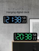 Reloj De Alarma Digital LED Con Mostrador De Temperatura Humedad Y Día Semanal Ajustable Brillo Para Hogar Y Habitación - details 0
