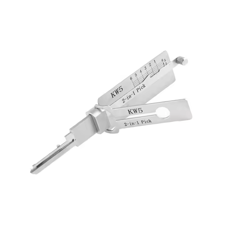 Locksmith Lishi 2 In 1 Tools Kw5 For Door Civil Lock Opener Hand Tool Professional Locksmith Hand T - 1