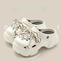 BEVERGREEN Clogs Para Mujer 7CM Plataforma Exterior Impermeable Sandalias De Playa Masajeadoras Negro Diseñador Sandalias Para Verano - details 6
