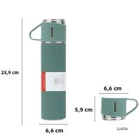 Botella Termo De Acero Inoxidable 500ML Con Isolación Térmica Para Oficina Y Negocios Set De Regalo Para Parejas Botella De Agua Caliente Para Uso Exterior - details 15