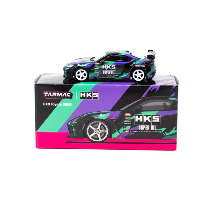 Tarmac Works Toyota GR86 HKS 1/64 - 1