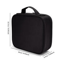 Estuche De Maquillaje YANZA Para Mujer Caja De Organización De Cosméticos Estuche De Viaje Para Brochas Y Manicura Estilo Fashion Cierre De Cremallera Material Oxford - details 4