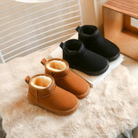 Botas De Nieve Para Niños Y Niñas Antideslizantes Resistentes Al Desgaste Con Pelo Cálido Suela Gruesa Y Suave Para Invierno - details 13