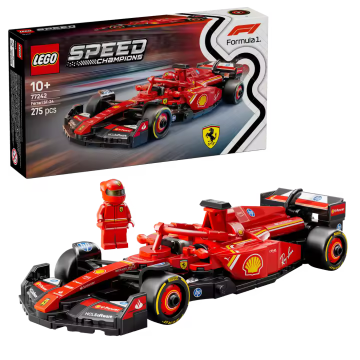 COCHE DE CARRERAS FERRARI SF-24 F1® - LEGO SPEED CHAMPIONS (77242) - 1