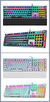 Teclado Mecánico AULA F2088 Punk Keycap Retro 104 Teclas Con Perilla RGB Retroiluminación Teclado De Juegos Con Anti-ghosting Y Soporte Para Muñeca - details 8