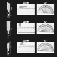 Set De 13 Knives De Metal Para Grabado De Coches Estilo Pluma Herramienta De Reparación Precisa DIY Antideslizante Para Arte Y Corte De Papel - details 11