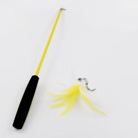 Juguete Para Gatos Telescopio De Tres Secciones Muy Largo Palillo Telescopio Para Gatos Cabeza De Pluma Reemplazable Suministros Para Juguete De Gatos - details 6