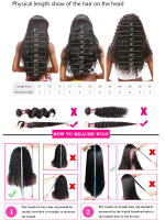 Cuerpo Onda 100% Cabello Humano En Lote Sin Costuras Cabello Brasileño Virgen Negra Natural Para Trecear Desenrollado Remy Origin China - details 6