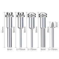 Juego De Mandril De Pulido XCAN 3.175/6mm Para Herramienta Rotativa Dremel Con Discos De Corte Y Varillas Extensión 5 Piezas - details 1
