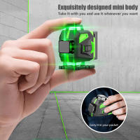 Nivel láser de 16 líneas, miniláser de construcción profesional, Línea Verde, autoflexivelante 360, Horizontal y Vertical - details 4